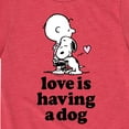 thumbnail image 3 of Peanuts - Love Having Dog  - Toddler And Youth Short Sleeve Graphic T-Shirt, 3 of 6