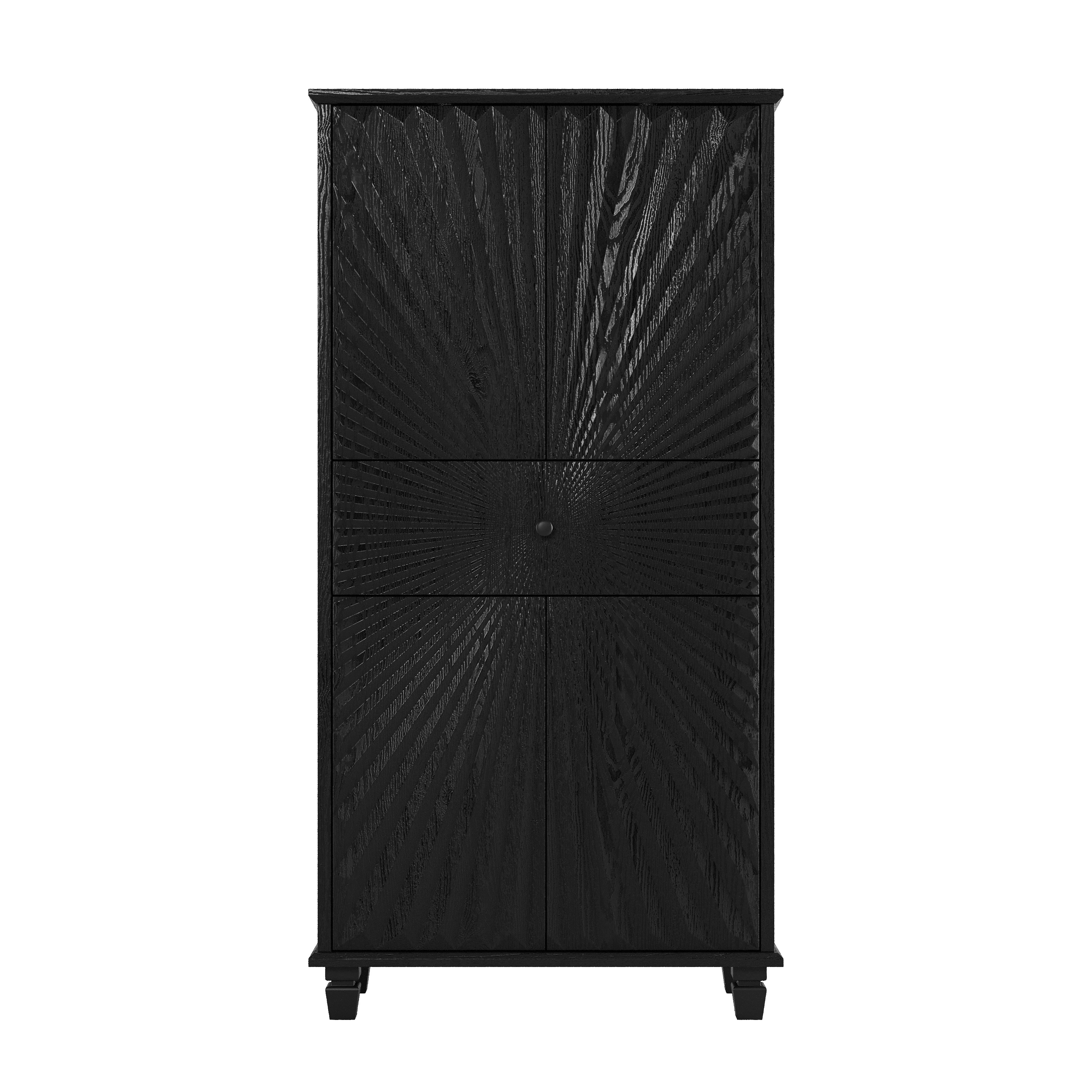 Homy Casa Accent Storage Cabinet Modern Freestanding Cabinet Organizer for Bathroom Entryway Living Room Home