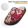 thumbnail image 4 of Kids Slippers Hazbin Hotel House Slippers Warm Soft Plush Slipper Anti-Slip Winter House Shoes for Boys Girls, 4 of 7