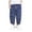 Navy, variant on Men's Harem Pants for Casual Wear with Striped Cropped Wide Leg Design Loose Fit Japanese Style Inspiration Comfortable Everyday Trousers Black XL