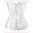 thumbnail image 6 of YouLoveIt Women Corsets Waist Cincher Shaper Plus Size Satin Overbust Bustier Lingerie Corset Top Waist Training Bustier 12 Plastic Boned Corset, 6 of 6