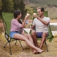 thumbnail image 5 of TOPCHANCES Ultralight High Back Folding Camping Chairs with Armrest, Upgrade Aluminum Alloy Bracket, Portable Lightweight Outdoors Camping Chair with Carry Bag, 1 Pack, 5 of 7