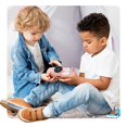thumbnail image 3 of 2 piezas de Walkie Talkies Sunnimix con linterna LCD retroiluminada rosa para niños de 3 a 12 años, 3 of 8
