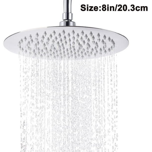 Cabezal de ducha de lluvia redondo de 8 pulgadas Adepaton 2034947-1