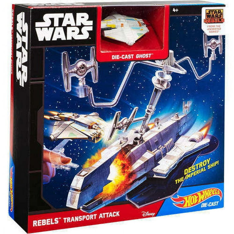 Hot Wheels Star Wars Starship Rebels Transport Attack Play Set