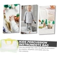 thumbnail image 3 of HUGFEGWE Children's Musical Instrument Backpack Musical Toys Bag Toys Bag Music Toys Instruments Bag for 1-3 Toys for Mini Backpacks Pvc Transparent CA919-108724, 3 of 9