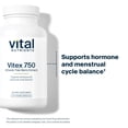 thumbnail image 5 of Vital Nutrients Vitex 750 | 750mg Chaste Tree Berry Extract | Support for Hormone, Fertility, and Menstrual Cycle Balance | Gluten, Dairy, Soy Free | Non-GMO | 120 Capsules, 5 of 5