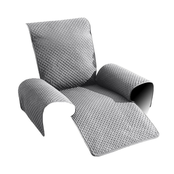 Toalla para sofá reclinable - Cojín para sofá para mascotas sucio, color sólido, para mecedora, silla de masaje, funda protectora para sofá, toalla, funda para silla reclinable