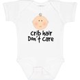 thumbnail image 3 of Inktastic Crib Hair Dont Care Funny Baby Clothes Boys or Girls Baby Bodysuit, 3 of 5