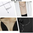 thumbnail image 6 of 8Pcs 4 Style 304 Stainless Steel Pendants Snake Mixed Color 2pcs/style, 6 of 7