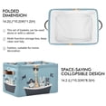 thumbnail image 2 of Yayeee 2 Pack Canvas Storage Basket with Handles for Shelves Fabric Bins Closet Organizer, Pirate Animals, 2 of 8