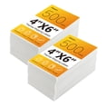 thumbnail image 1 of Yeacher A6 4x6 Thermal Labels Fan-Fold Shipping Labels Pack of 500 Labels Strong Permanent Adhesive Compatible with Rollo Dymo Zebra Commercial Grade, 1 of 8