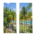 thumbnail image 2 of EGNMCR Trendy Printed Patterns With A Strong Decorative Look Light Blocking Curtains For Dorm Rooms Polyester Curtains, 2 of 6