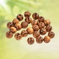 thumbnail image 3 of KAKOWELY Jewelry Making Pine Wood Beads Brown Round 300Pcs 6Mm, 3 of 8