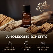 Gya Labs Sandalwood Essential Oils for Diffuser, Natural Sandalwood Oil for Hair, Skin, Massage, Perfume -0.34 fl oz