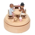 thumbnail image 3 of Caja de música, Caja de música de madera Caja de música Caja de música de regalo Caja de música mecánica Rendimiento de primer nivel, 3 of 8