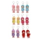 thumbnail image 1 of Llavero de bolso Jadeshay 12 piezas muñeca PVC, 1 of 14