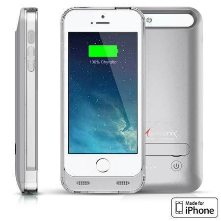 Alpatronix BX120 2400mAh iPhone 5 / 5S / SE Slim Battery Case Charger