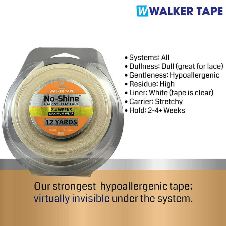 Walker Tape Ultra Hold Acrylic Adhesive 1.4 Oz w/Brush Applicator  Water-Proof