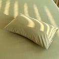 thumbnail image 1 of Nvzi 3 fundas de almohada de algodón liso. Lo simple no es simple; fundas de almohada de algodón de alta calidad para dormir más plácidamente. 48 x 74 cm (verde guisante)., 1 of 5