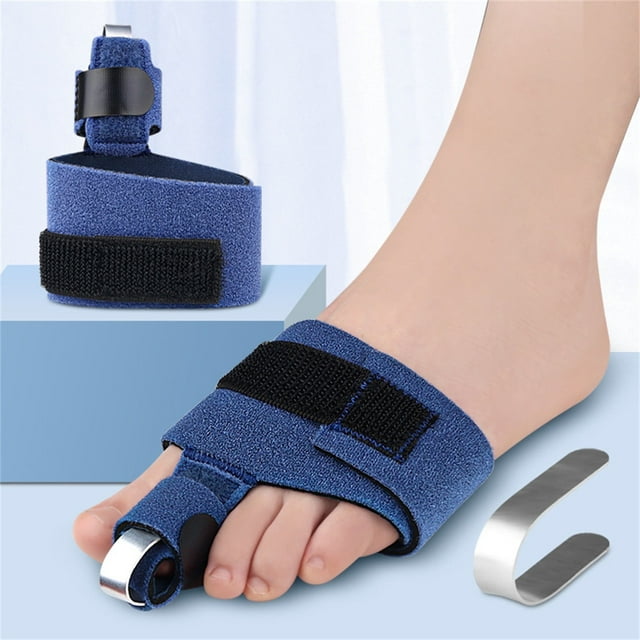 Fiudx Enderezador de Dedos, Soporte Ergonómico para La Alineación Del Pie, Tejido Suave y Transpirable, Corrección de Dedos En Garra, Diseño Ajustable, Alivio Del Dolor, Tamaño Compacto y Portátil, I