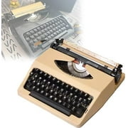 Manual Typewriter Traditional Retro Style for Writers,Old Fashioned Mechanical English Typewriter for Notes,Letters,or Creative Writing,Portable and Easy to Use (C)$$Electronics Other