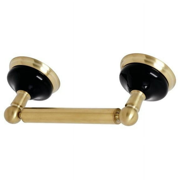 Kingston Brass BA9118BB Water Onyx Toilet Paper Holder, Brushed Brass