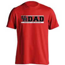University of Houston Cougars Dad Proud Parent Short Sleeve T-Shirt