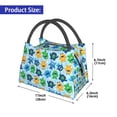 thumbnail image 2 of Easygdp Cartoon Monster Bolsa de Almuerzo Insulada Reutilizable, Bolsa de Mano y Bandolera para Oficina, Trabajo, Viajes, 2 of 6