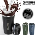 thumbnail image 2 of Thermo Cafe Coffee Mug Car Thermos Mug 510ML Travel Thermo Cup for Tea Water Coffee Double Stainless Steel, 2 of 5