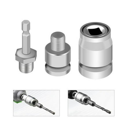 EpheyFIF Square Handle Drill Chuck Adapter for Electric Hammer and for Impact Driver