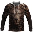 thumbnail image 3 of Sudadera con capucha para hombre con estampado 3D de rocas rotas, informal, de manga larga, a la moda, para deportes de verano, holgada, de gran tamaño, 2024, 3 of 5