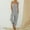 Gray, variant on Womens Pants Sawvnm Womens Fashion Ethnic Style Solid Buttons Pocket Suspender Long Jumpsuit for Women