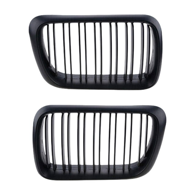 2 piezas de rejilla delantera tipo riñón 51138195152 51138195151 Pieza de repuesto para BMW Doble linea