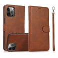 thumbnail image 3 of Funda protectora de cuero magnética para negocios para iPhone 11 12 13 14 15 16 Pro Max Mini XR XS 8 7 Plus SE 2020 Funda tipo billetera con tapa y soporte, 3 of 5