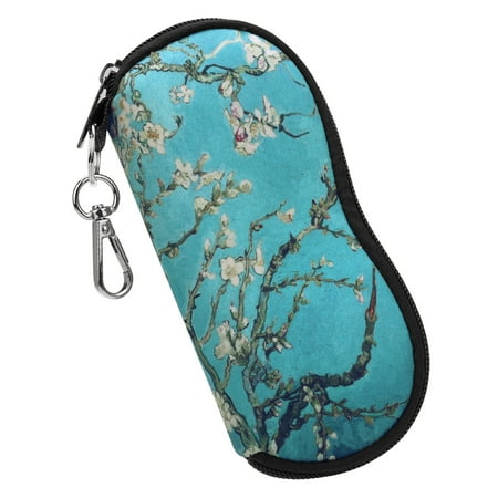 Fintie Eyeglasses Sunglasses Case with Carabiner Hook, Ultra Light Portable Anti-scratch Soft Travel Bag