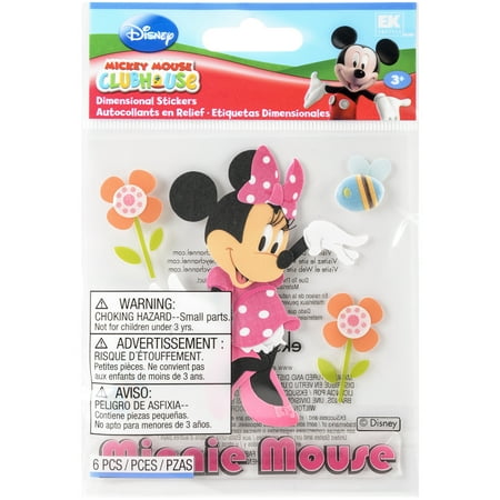 Fan Club Sticker - Disney Dimensional Stickers, Minnie Mouse