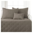thumbnail image 2 of Daybed Comforter Set, 6-Piece Bedding Set with Daybed Cover, 3 Pillow Shams, Bed Skirt, Throw Pillow - Day Bed Quilt Set, Brickyard Slate, 2 of 5
