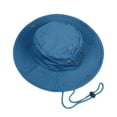 thumbnail image 2 of TZ Promise Classic Cotton Wide Brim Bucket Hat with Adjustable String Unisex Sun Hat Lightweight Outdoor Travel, 2 of 4