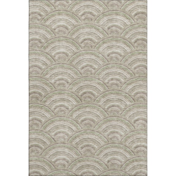 Dalyn Rugs Premium Machine Washable Mayfield AMF984 Taupe 5' x 7'6" Rug