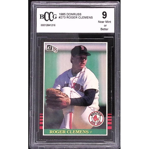1985 Donruss #273 Roger Clemens Rookie Card BGS BCCG 9 Near Mint