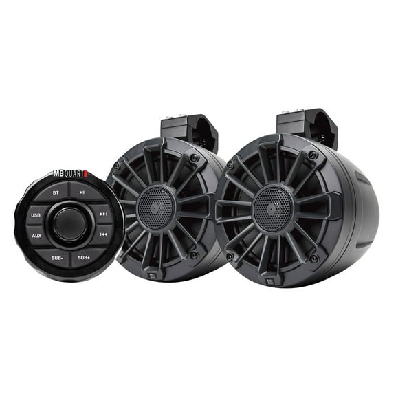 MB Quart UNI6.1R Rugged 160 Watt Universal UTV Tuned Audio Speaker System