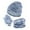 Blue, variant on WUXIAN Child Winter Hat Gloves Scarf Sets Girls Hats With Pom Knit Neck Warmer Gaiter Mittens Lined Set Breathable Streetwear