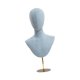 thumbnail image 5 of Cabeza de maniquí práctica y moderna con altura ajustable para exhibición de sombreros de mesa. Azul, 5 of 9