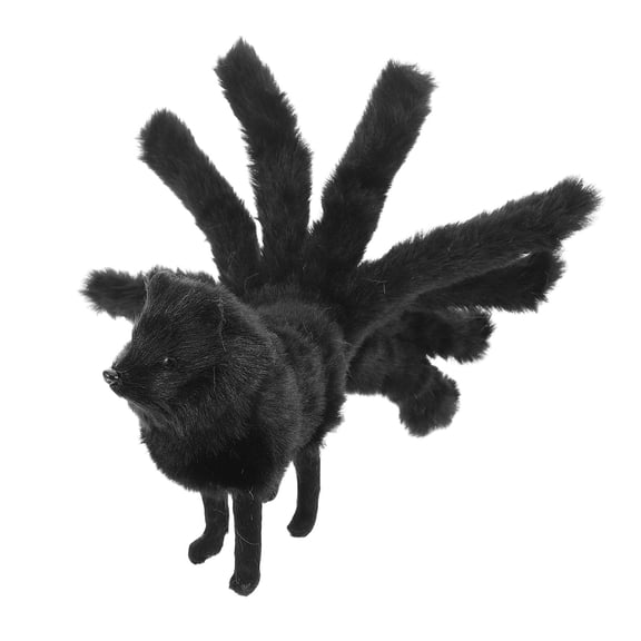 FRCOLOR Realistic Fox Stuffed Animals Mini Fox Collectibles Dolls Simulation Fox Plush Toy Fox Action Figure for Home Offices Desktop Decors