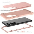 thumbnail image 2 of Dteck for Samsung Galaxy S23 Ultra Case with Screen Protector Soft Film, Shockproof Rugged Full-Body Hybrid Bumper Protective Cover for Samsung Galaxy S23 Ultra 5G 6.8 Inch,Rosegold, 2 of 8
