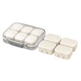 thumbnail image 1 of CSChome Pill Organizer Box Organizer Box Compact Size Good Sealing Flexible Combination Food Grade Travel Use, 1 of 6