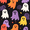 Yellow Halloween Ghosts, variant on FORMRS Boys Pajama Pants with Pockets Size 6-8Y Kids Lounge Sleep Bottoms, Beige Fall Acorns Pattern