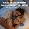 thumbnail image 5 of KOYPTL Pillow Speaker for Sleeping Ultra Slim Bluetooth 5.4 Pillow Speaker with White Noise Timer Wireless Sleep Aid with Stereo Bass Private Sleep Headphones Holiday Birthday Gifts for Women, 5 of 7