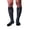Black, variant on Jobst Sport 20-30 Knee High Compression Socks White/Grey Medium